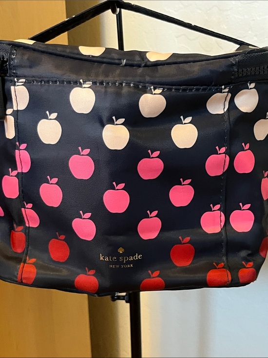 kate spade Other - kate spade Navy Apple-Print Lunch Tote